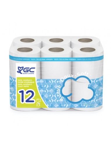 Papel Higienico Gc 2 Capas Paquete De 12 Rollos