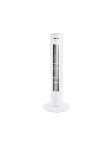 Ventilador De Torre Jocca 3 Velocidades 45W Sistema Oscilacion Altura 730 Mm 730X170X170 Mm