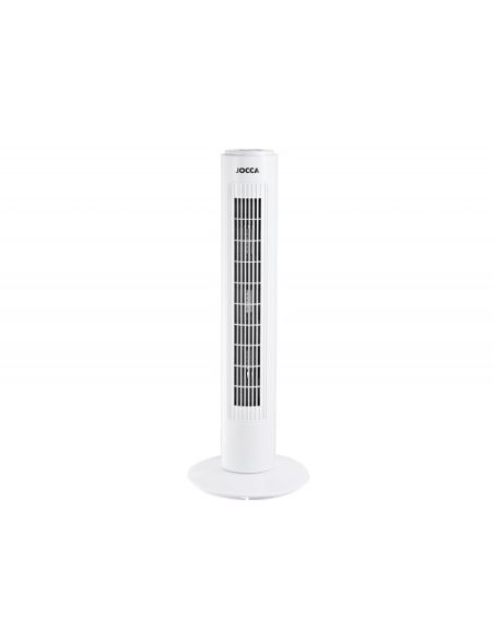 Ventilador De Torre Jocca 3 Velocidades 45W Sistema Oscilacion Altura 730 Mm 730X170X170 Mm