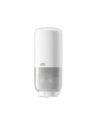 Dispensador De Jabon De Pared En Espuma Tork Elevation S4 Automatico Sensor Intuition 1000 Ml Color Blanco