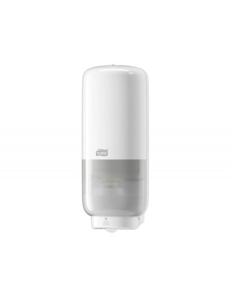 Dispensador De Jabon De Pared En Espuma Tork Elevation S4 Automatico Sensor Intuition 1000 Ml Color Blanco