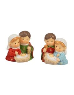 Nacimiento imán niños resina surt. 3,5x3,6cm PB22173 (24) (240)