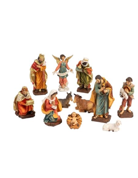 Nacimiento clásico 11 piezas resina 16cm PB21995 (6)|Libreriasalesiana