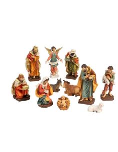 Nacimiento clásico 11 piezas resina 26,3cm PB21997 (2)