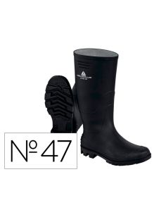 Botas Deltaplus De Seguridad Stone Pvc Negro Suela De Tacos Talla 47