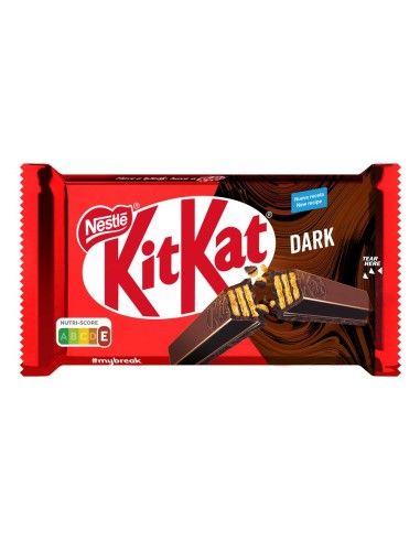 Kit Kat Nestle Dark 70% Cacao Paquete De 4 Barritas
