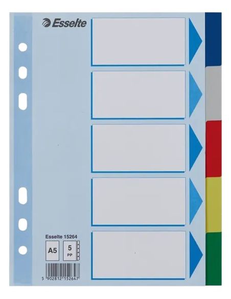 Pack Separadores A5 Pp Colores R: 15264