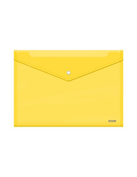 Sobre Polipropileno Con Broche Folio (Amarillo)