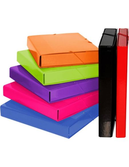 Caja proyecto 3cm goma solapa ecoproj doodle surtido