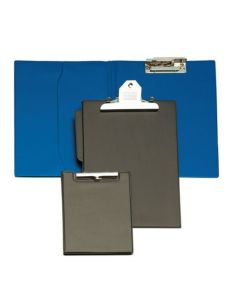 Carpeta Folio Plastico Clip Bolsa Negro