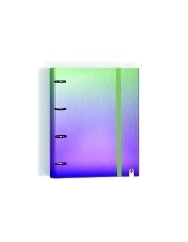 Carpeblock Carchivo Gradient For 100H Cuadricula Verde/Violeta