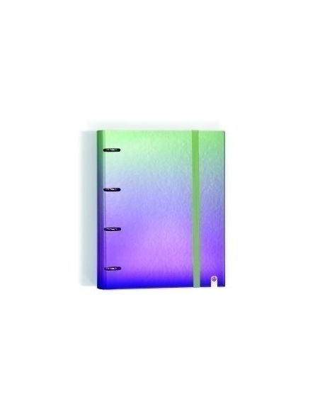 Carpeblock Carchivo Gradient For 100H Cuadricula Verde/Violeta