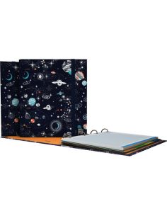 Carpeta 4 Anillas Mixtas 25 Cm A4 Carton Forrado Cosmos