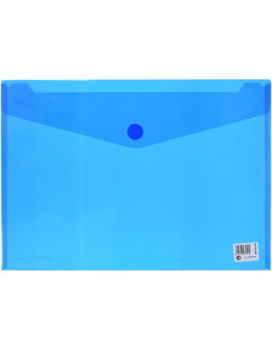 Sobre Velcro A3 Azul Polipropileno Multiline