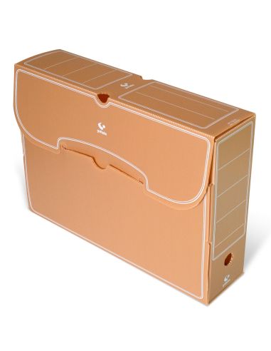 Archivo Definitivo Plastico Marron Folio