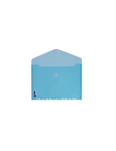 Sobre A4 Multitaladro Polipropileno Cierre Velcro (Azul)