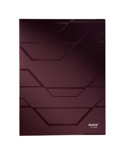 Carpeta 40 Fundas A4 Prestige Leitz Caoba
