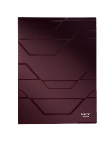 Carpeta 40 Fundas A4 Prestige Leitz Caoba