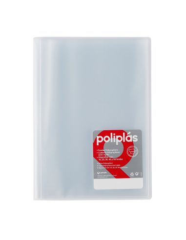 Carpeta 40 Fundas   Poliplás Traslúcidos A4 Incoloro