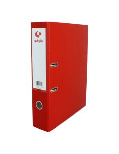 Archivador Palanca Grafoplas A4 65Mm Con Tarjetero Rojo