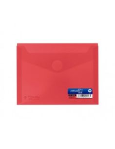Sobre A6 Classic Polipropileno Cierre Velcro (Rojo)
