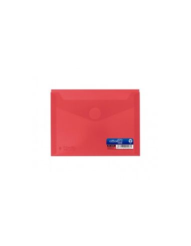 Sobre A6 Classic Polipropileno Cierre Velcro (Rojo)