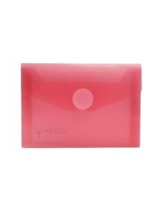 Sobre A7 Classic Polipropileno Cierre Velcro (Rojo)