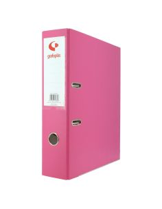 Archivador Palanca 2 Mm Grafcolor Folio 65Mm Con Tarjetero Rosa