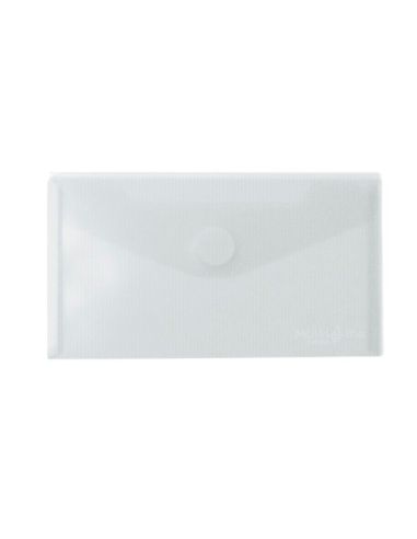 Sobre Grafloplas A5 Pp Multiline Translucido Cierre Velcro Trasnparente