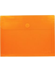 Sobre Folio Velcro Con Fuelle Naranja Polipropileno Multiline