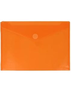 Sobre Polipropileno Multi Folio Plus Naranja Velcro