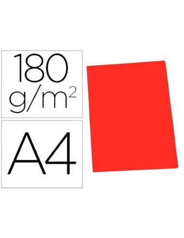 Subcarpeta a4 180g rojo