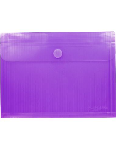 Sobre Folio Velcro Con Fuelle Violeta Polipropileno Multiline