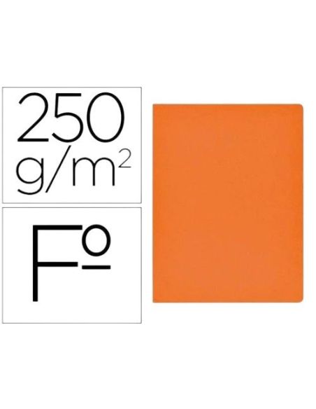 Subcarpeta folio 180g naranja