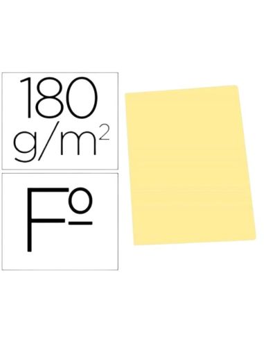 Subcarpeta Folio 180G Amarilla