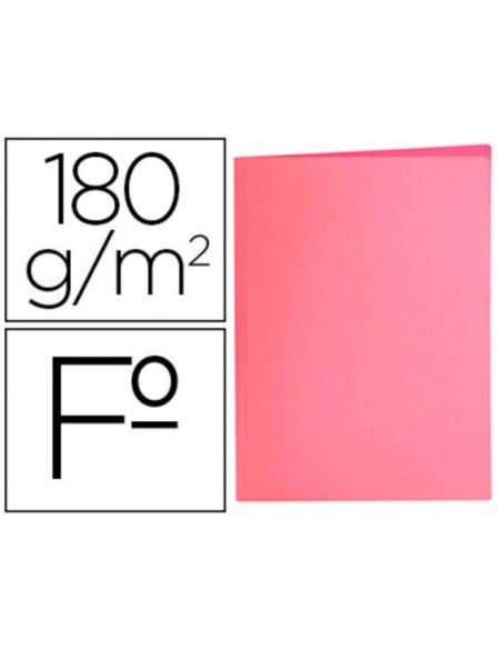 Subcarpeta Folio 180G Rosa