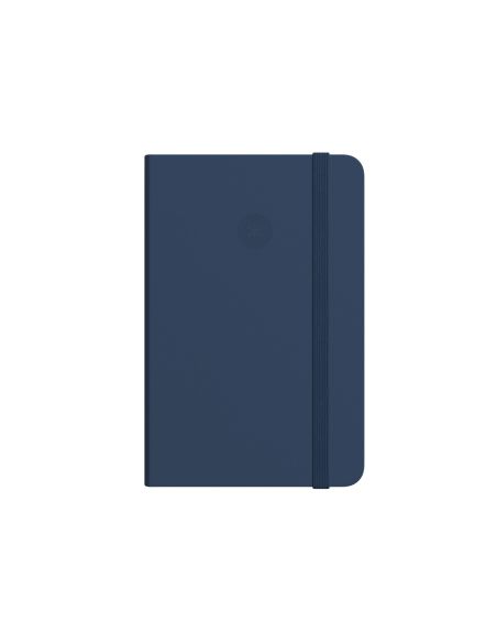Cuaderno Con Gomillas Antartik Tapa Dura A4 Hojas Lisas Azul Marino 100 Hojas 80 Gr