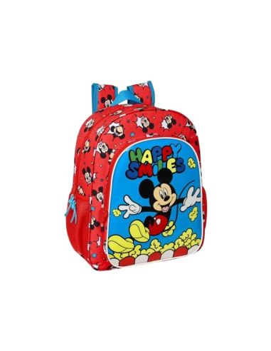 Mochila Junior Adapt.Carro Mickey Mouse "Happy Smiles"