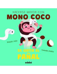 Mono coco se quita el pañal