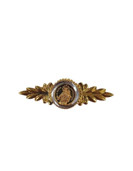 Alfiler metal  dorado 5,5cm María Auxiliadora