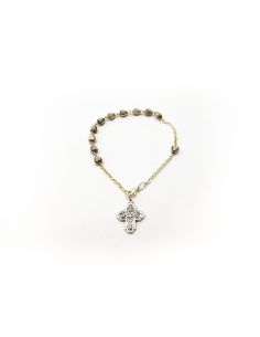 Pulsera Corazones Metal Plateada