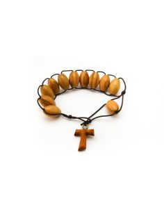Brazalete Cruzado Olivo Cuerda
