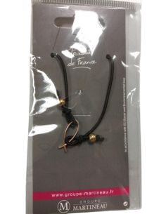 Brazalete Elastico Negro Pez Dorada