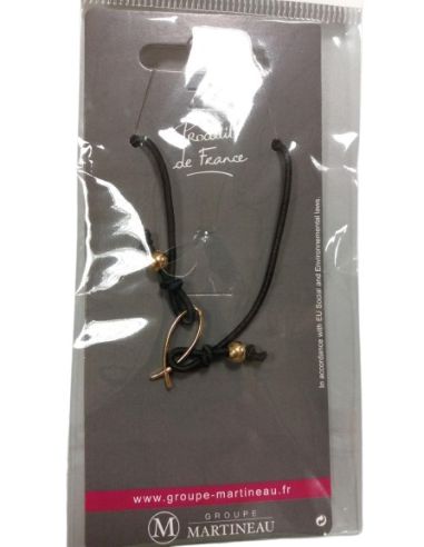 Brazalete Elastico Negro Pez Dorada