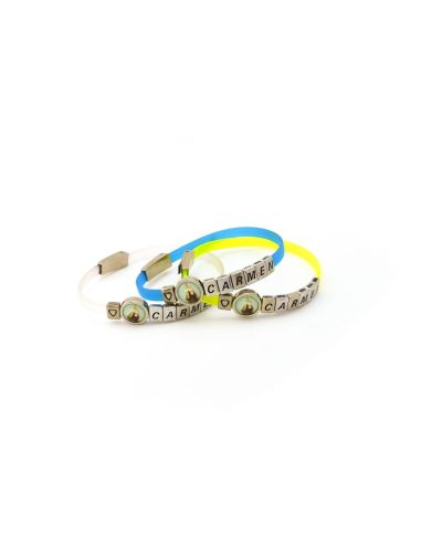 Pulsera Letras Carmen C/Corazon