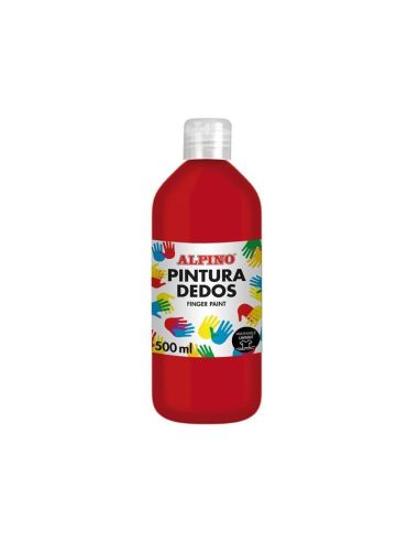Pintura Dedos Alpino 250Ml Rojo
