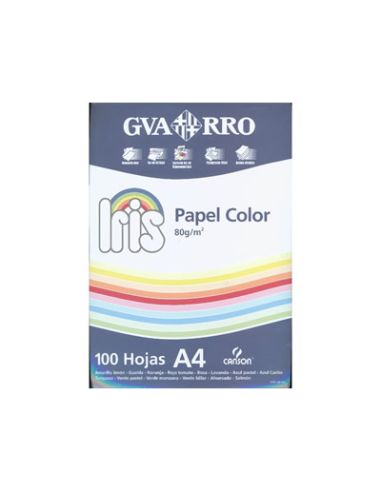 Papel A4 100H 80 Gr. Guarro Repro Iris Cuero/Tornasol