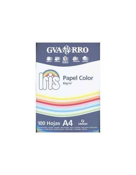 Papel A4 100H 80 Gr. Guarro Repro Iris Cuero/Tornasol