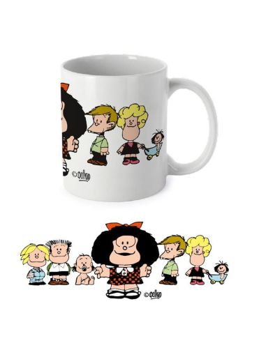 Taza Cerámica 330Ml Mafalda Y Sus Amigos