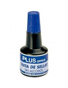 Tinta Para Almohadillas Plus Office 30 Ml. Azul